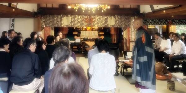 東福寺龍眠庵の永代供養の法要